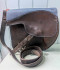 Repurposed Saddle Flap Bag